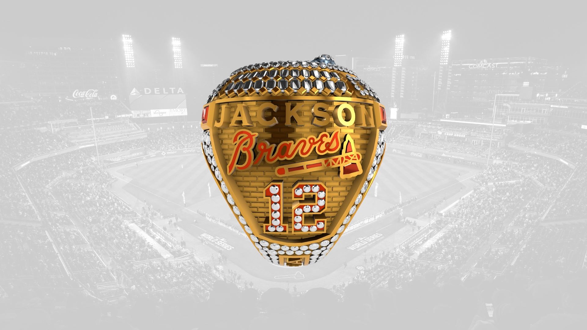 2021 Braves World Series Ring - Alex Jackson